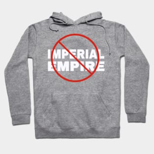 🚫 Imperial Empire - White - Back Hoodie